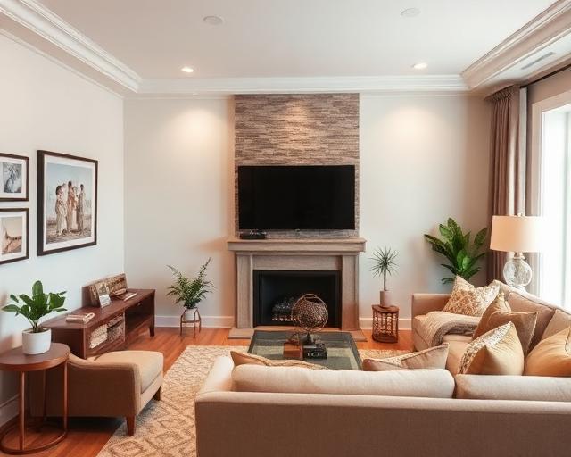 Renovated living room