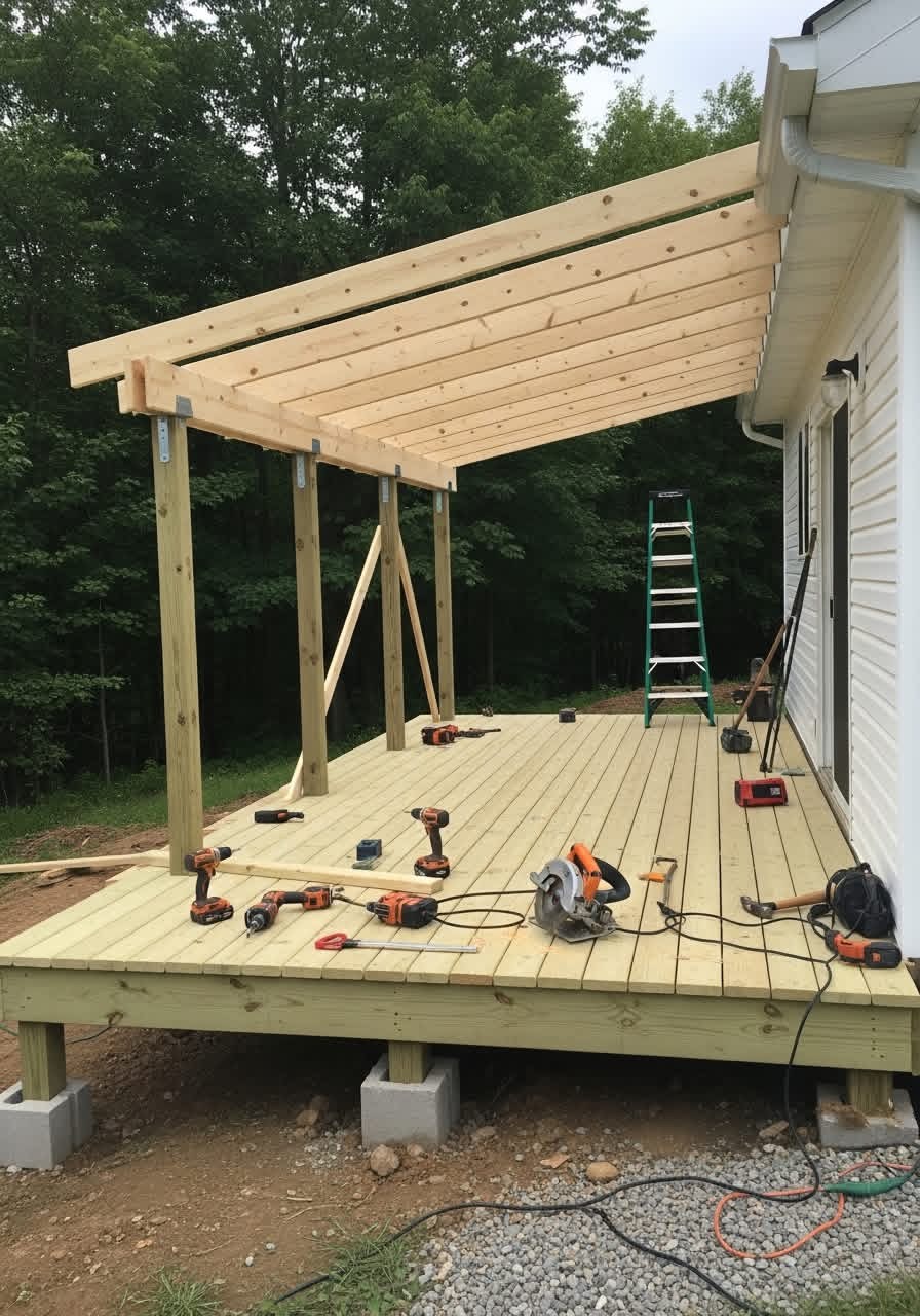 2M Renovation deck & pergola project 2