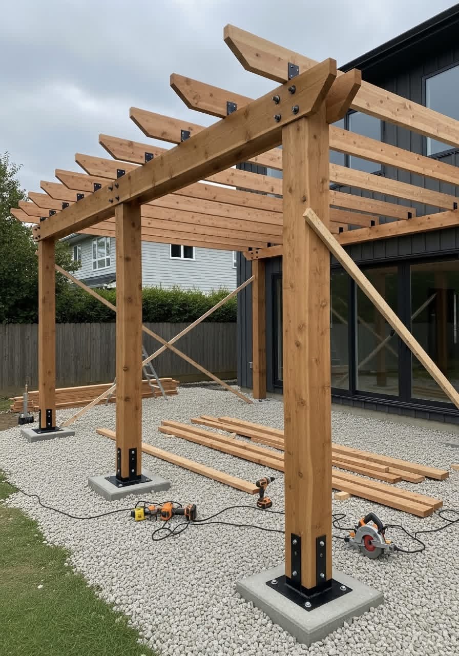 2M Renovation deck & pergola project 3