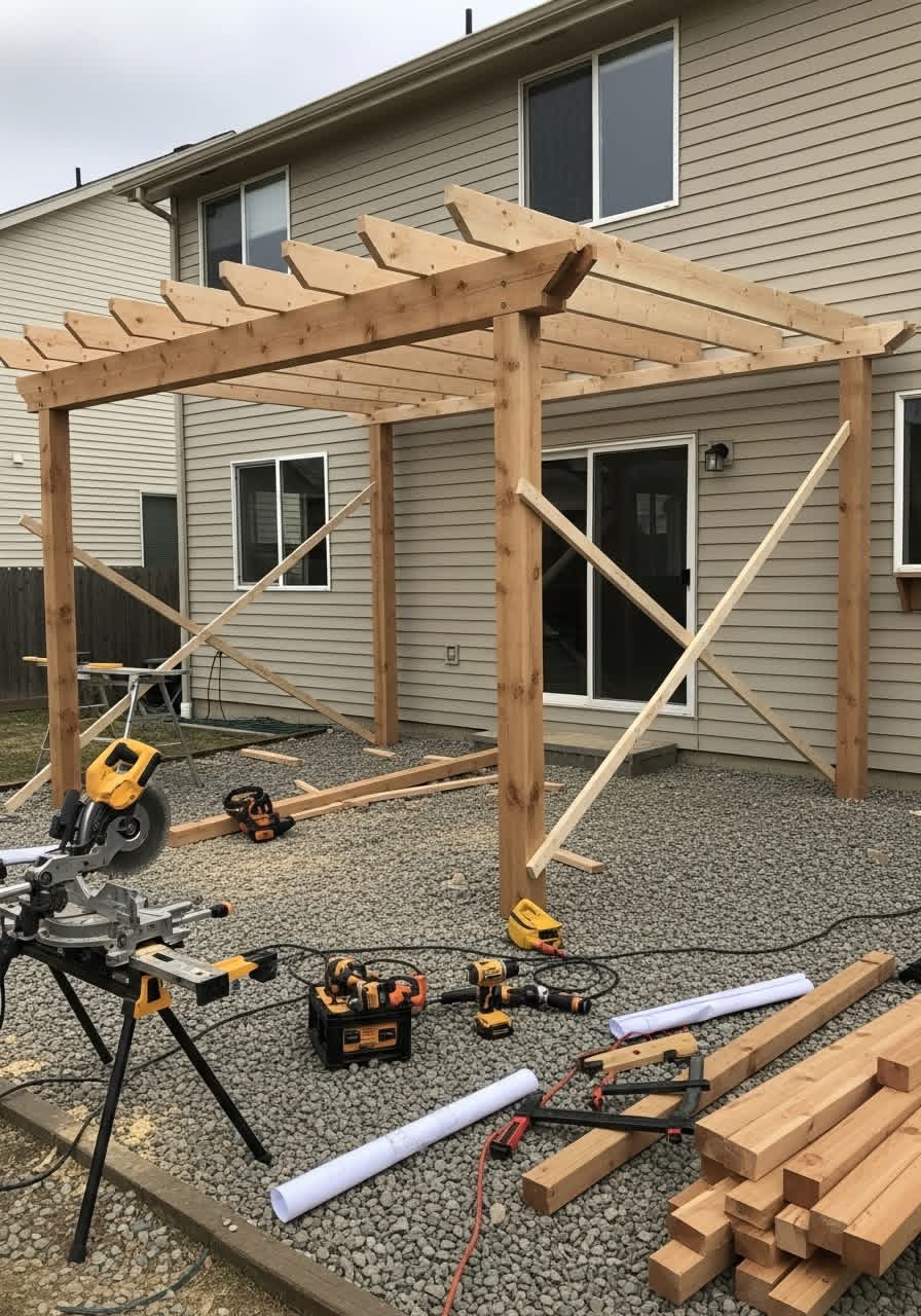 2M Renovation deck & pergola project 5